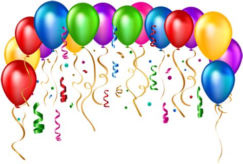Download Transparent Background Happy Birthday Balloons Png Png And 
