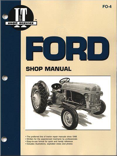 Ford Tractor Repair Manual Models 2n 2nan 8n 8nan 9n 9nan Iandtclymer