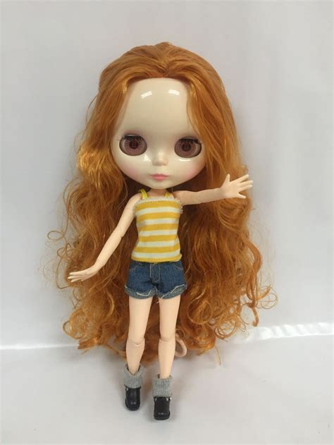 Joint Body Nude Blyth Dolls Lovely Doll Mini Factory Doll Suitable For