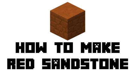 Minecraft Survival How To Make Red Sandstone Youtube