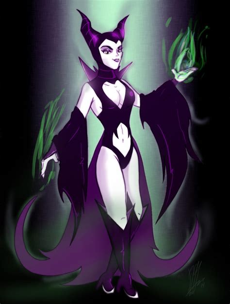 Maleficent Pin Up By Dante On Deviantart