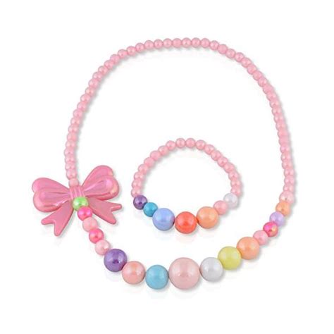 Kids Jewelry Set For Little Girls Toddlers Children Colorful