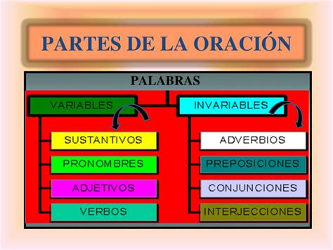 Ppt Las Partes De La OraciÓn Powerpoint Presentation Free Download