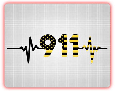 Dispatcher Svg 911 Dispatcher Svg 911 Dispatcher Heart Beat Etsy