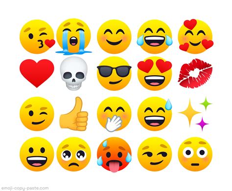 Top 20 Of The Most Used Emojis 2022 On Emoji Copy Paste Facebook