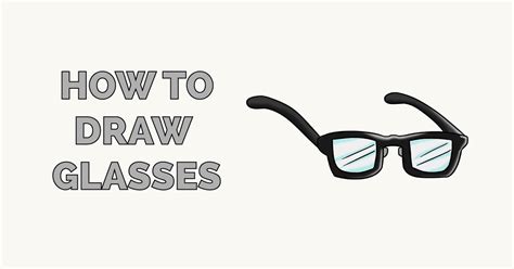 How To Draw Glasses Really Easy Drawing Tutorial