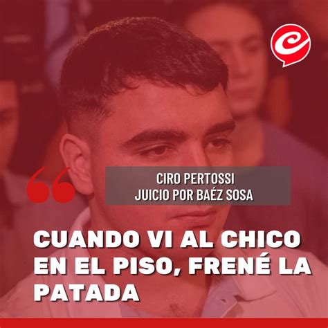 Diario Crónica on Twitter DECLARÓ CIRO PERTOSSI QUIERO ACLARAR