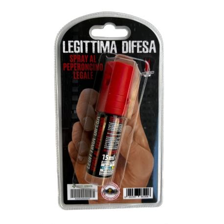 Spray Al Peperoncino Antiaggressione Legittima Difesa Ml