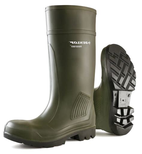 Dunlop Purofort Plus Full Safety Welly Wellies Wellington Boots Yellow