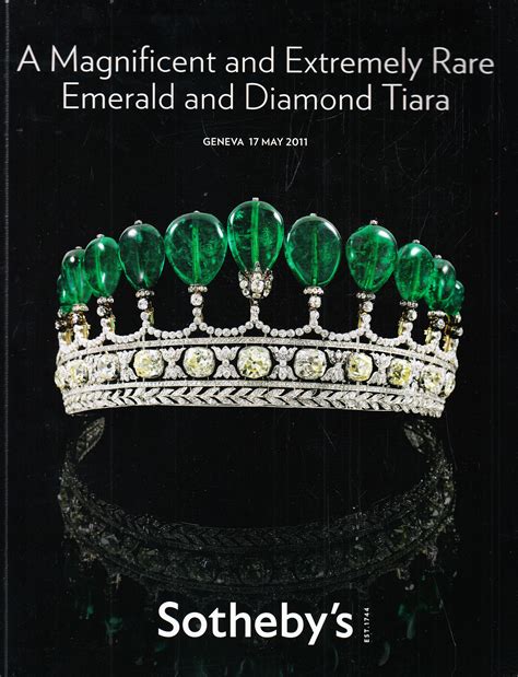 Sothebys A Magnificent And Extremely Rare Emerald And Diamond Tiara