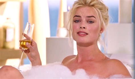 Margot Robbie Sips Champagne In A Bathtub Deconstructing Subprime