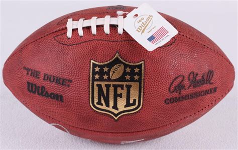 Before each game, the footballs are prepared according to the nfl's rules. Online Sports Memorabilia Auction | Pristine Auction