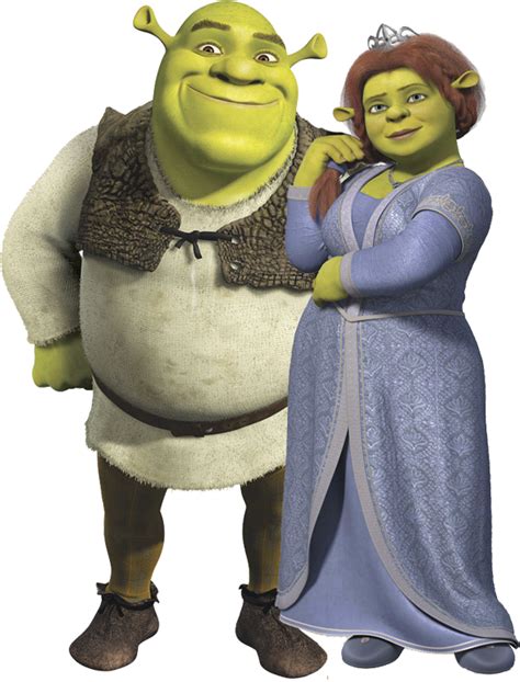 Shrek Y Fiona En El Cine Dibujos Animados Shrek Png Klipartz Images