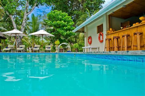 Pool And Bar Hotel Indian Ocean Lodge Grand Anse • Holidaycheck Praslin Seychellen