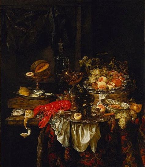 Famous Still Lifes From The Dutch Golden Age Movement Painting Still