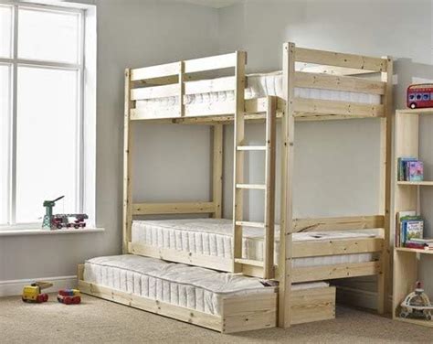 Strictly Beds And Bunks Everest Classic Bunk Bed With Trundle Pull