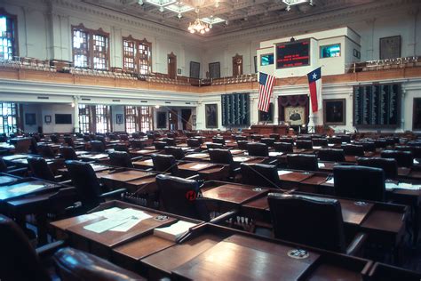 Vintage view of the House of Representatives Chamber, The Texas Capitol ...