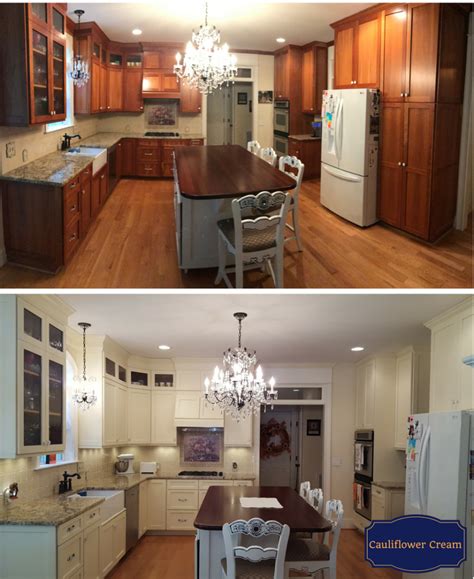 Before And Afters 2 Cabinet Girls White Dove Sherwin Williams