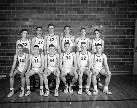 Middleton High School Basketball Team Photograph Wisconsin