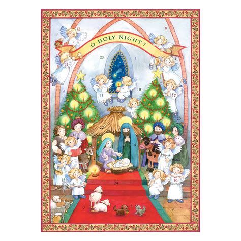 O Holy Night Greeting Card Advent Calendar Ewtn Religious Catalogue