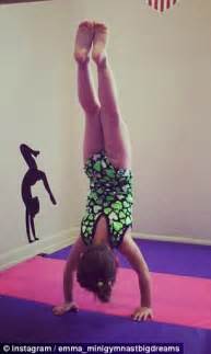 Three Year Old Gymnastics Prodigy Emma Rester Has 65000 Instagram Fans