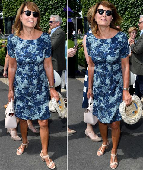 Carole Middleton Arrived At Wimbledon In A Dress Just Like Kate S Photo My Xxx Hot Girl