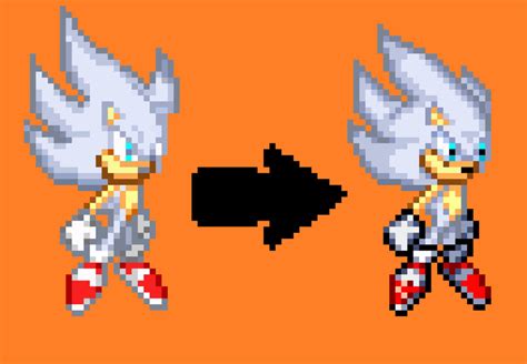 Hyper Sonic Re Edit Sprites Preview By Neverarts2711 On Deviantart