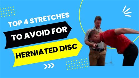 top 4 stretches to avoid for herniated disc best exercises to avoid herniated disc youtube