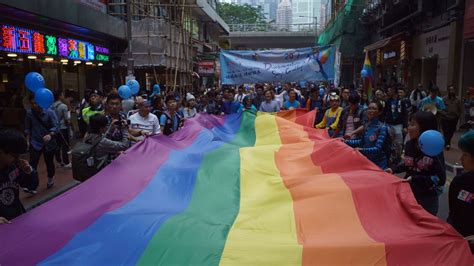 british same sex couple win landmark ruling to live together in hong kong world news sky news