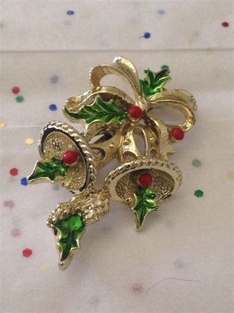 Vintage Holiday Jewelry Christmas Jewelry Christmas Pins Holiday