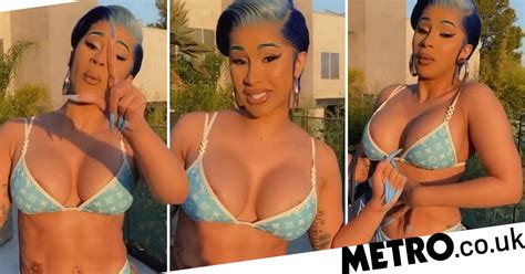 cardi b slams body shamers after she ‘gained a little weight metro news