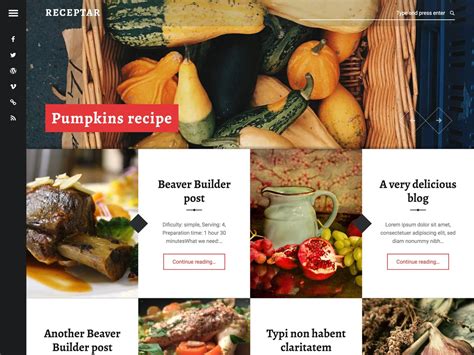 Best Free Food Blog Wordpress Themes Athemes