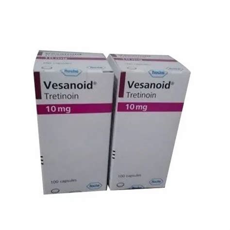Vesanoid Tretinoin 10mg Capsules Packaging Type Bottle At Best Price