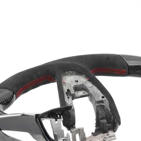 Black Alcantara Carbon Fiber Steering Wheel 2016 Honda Civic In 2022