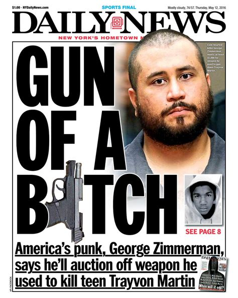 Stop The Presses New Front Page Gun Of A B H Zimmerman To Auction