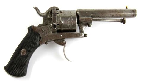 Belgian Lefauchex Style Pinfire Revolver