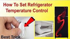 How To Adjust "Refrigerator","Deep Freezer" And "Water Cooler" Thermostate Urdu/Hindi