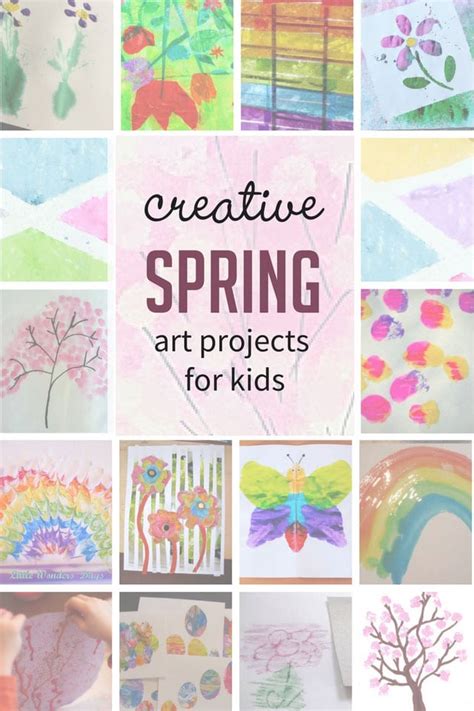27 Colorful Spring Art Projects For Kids Hands On As We