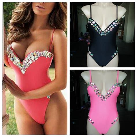 Hotting 2016 Venus Vacation New Sexy Bikini Swimwear Women Crystal Diamond Beachwear