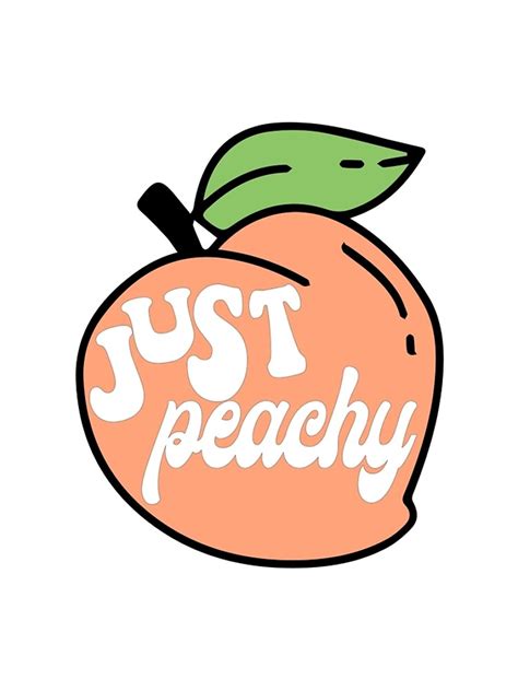 Just Peachy Graphic T Shirt Dress For Sale By Goesbylivvv Redbubble