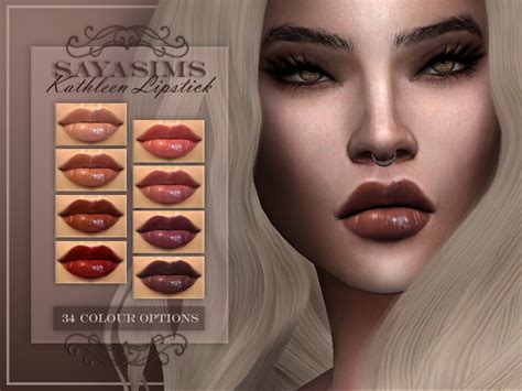 S A Y A — Sayasims ~ Kathleen Lipstick 34 Colour Options