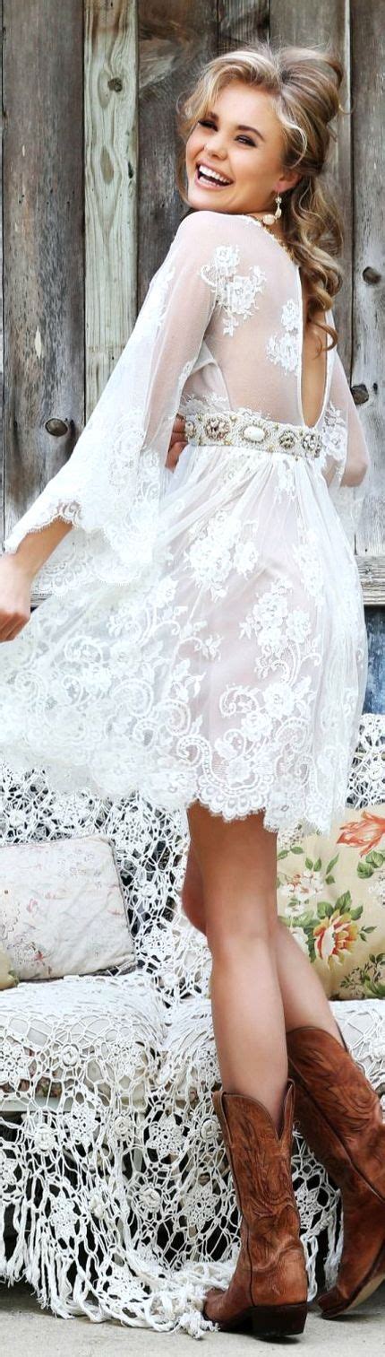 Rustic wedding dresses have a lot of pluses. Simple Country Style Wedding Dresses With Boots Trends ...