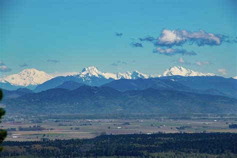 Cascades And Skagit Valley From Mt Erie Mg1671 Photograph By Roger