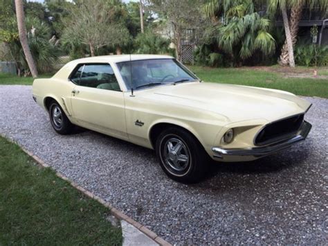 1969 Ford Mustang Coupe Gt 351w All Original 9f01h169705