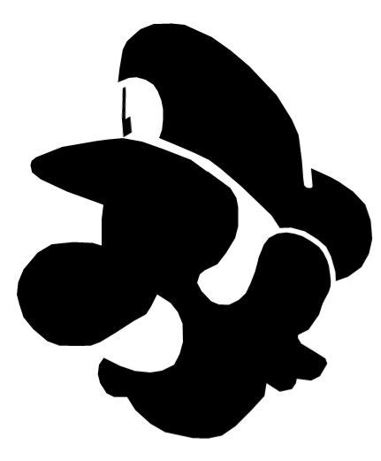 Mario Stencils Mario Stencils Silhouette