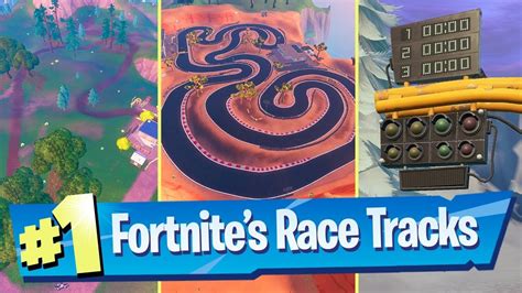 Complete A Lap Of A Desert Snowy Grasslands Race Track Fortnite