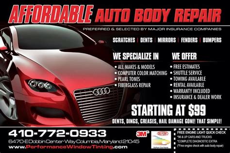 Auto Body Repair Services