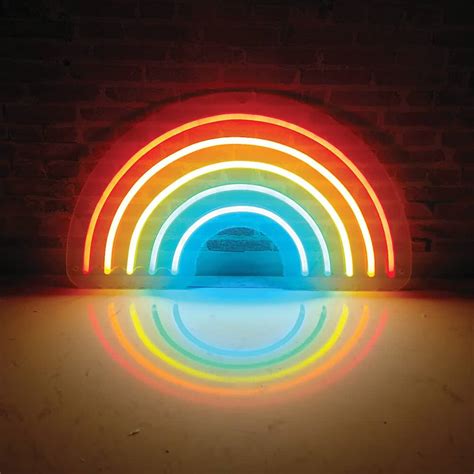 Rainbow Led Neon Sign Neon Direct