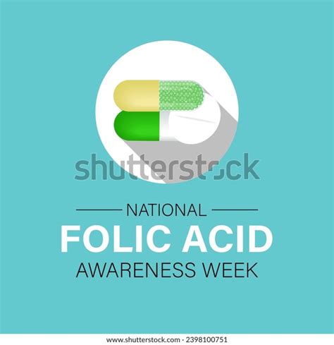 National Folic Acid Awareness Week Vector Stock Vector Royalty Free 2398100751 Shutterstock