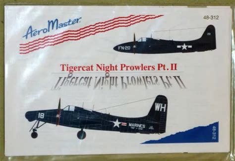 AEROMASTER DECALS 48 312 F7F 3N F7F 2N Tigercat Decal Sheet In 1 48
